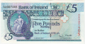 Bank Of Ireland 5 Pounds,  1. 1.2013